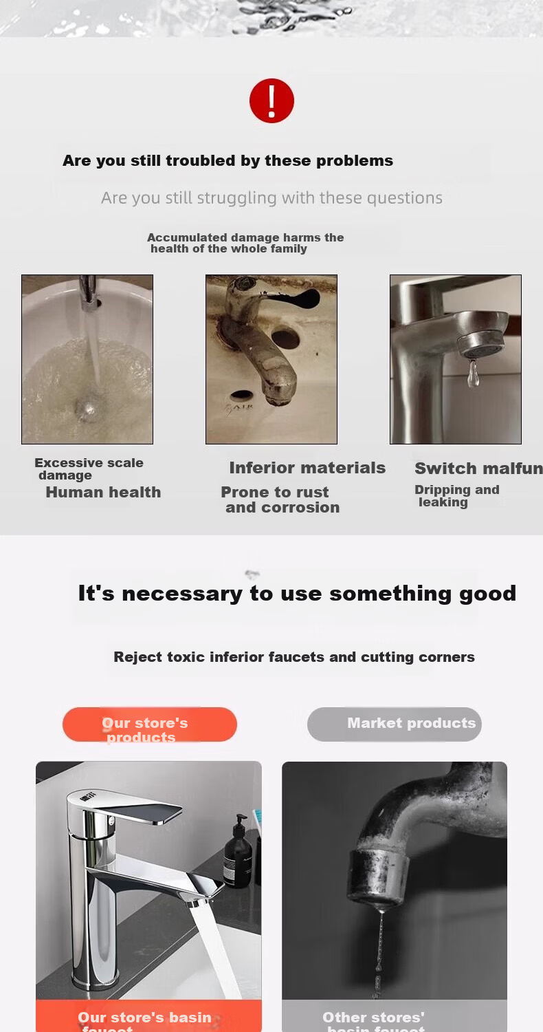 Del 28-Year Brand Basin Faucet Bathroom Hot and Cold Dual Control Single Hole Washbasin Faucet MPLT 2