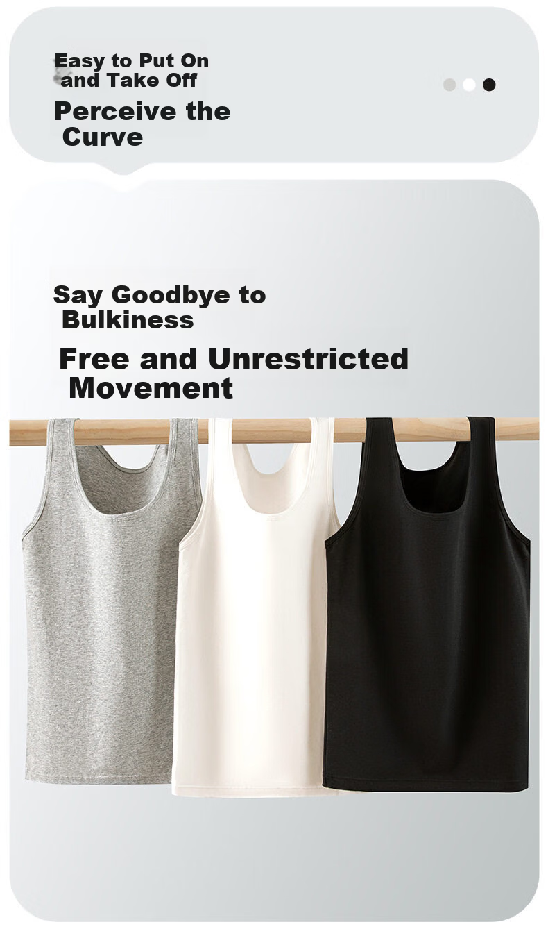 Modal 2-Pack Women's Tank Tops 100% Cotton White Summer Vest Innerwear Outerwear 2XL 11