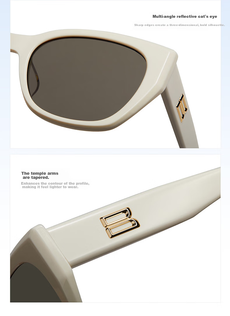 BOLON Bolon Eyewear 26 New Ding Yuxi Cat Eye Trendy Polarized Sunglasses for Women and Men BL3309A13 9