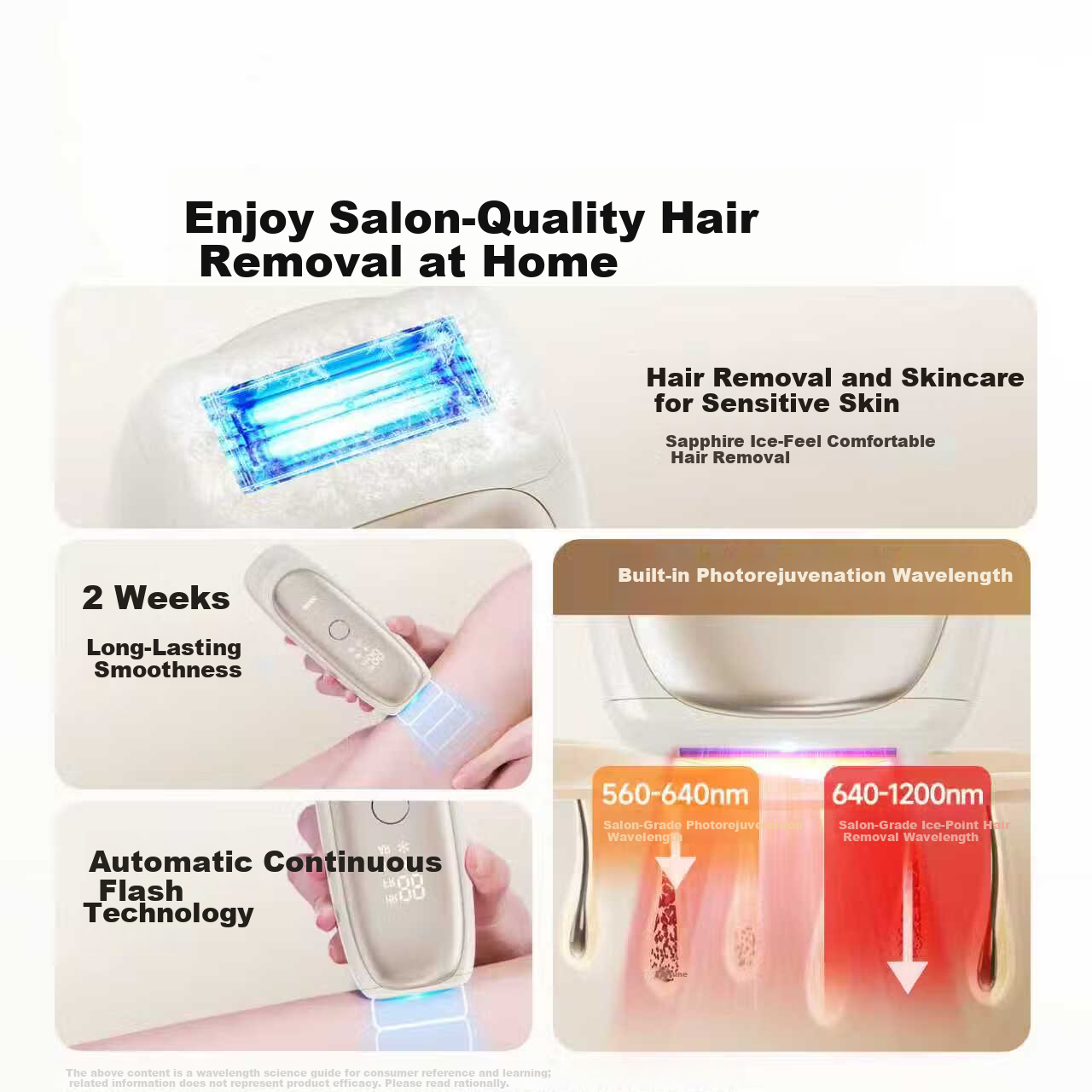 AUX Hair Removal Device Dual Lamp Sapphire Ice Point Full Body Underarm Private Use Home ProMax 24J Valentine's Day Gift High Power