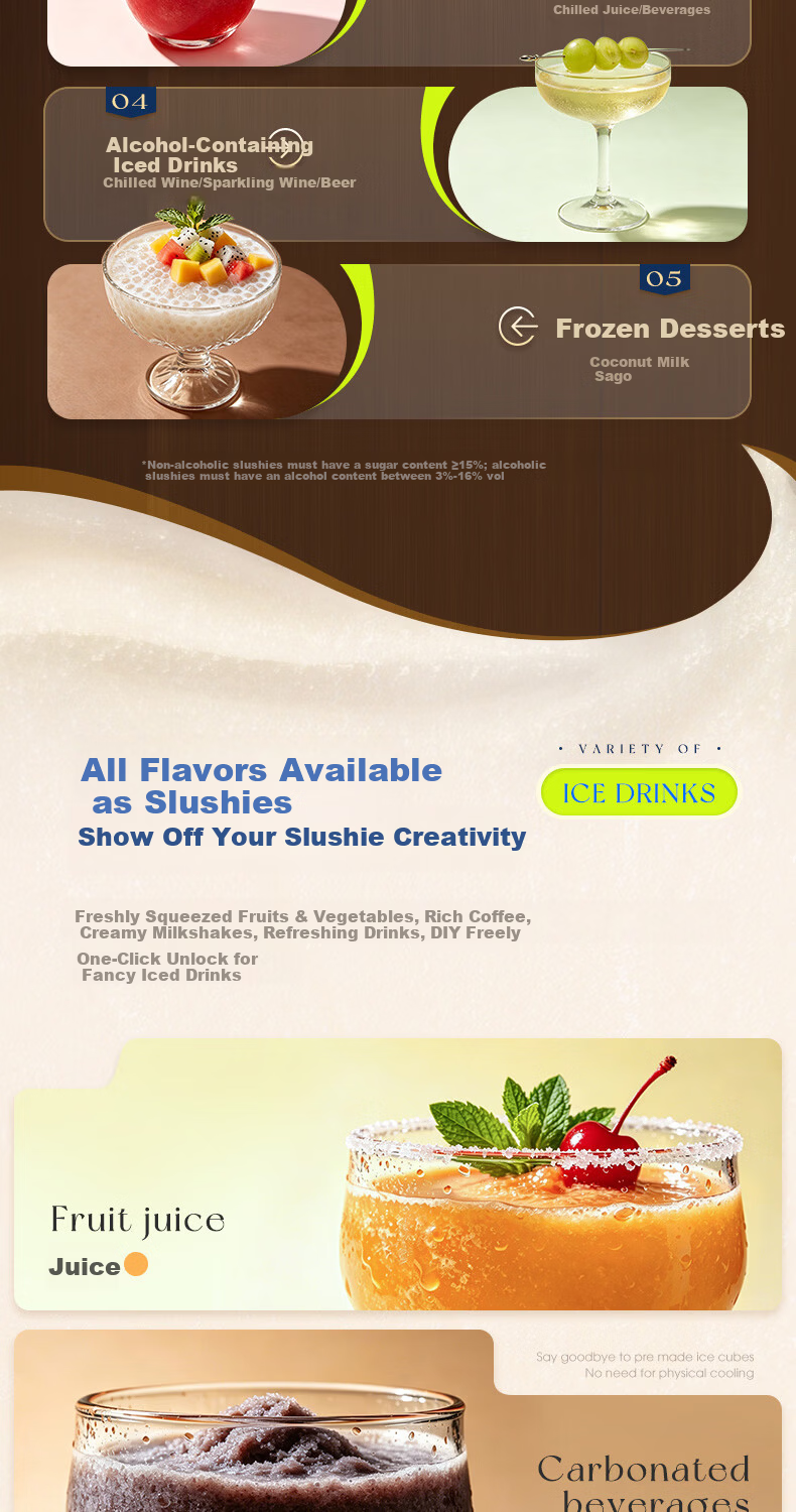 Morphyrichards Ice Crusher Machine Home Small Large Diameter Fully Automatic Fast Ice Shaving Commercial Snow Melting Machine Cold Drink Milkshake Cocktail Blender MR8002 8
