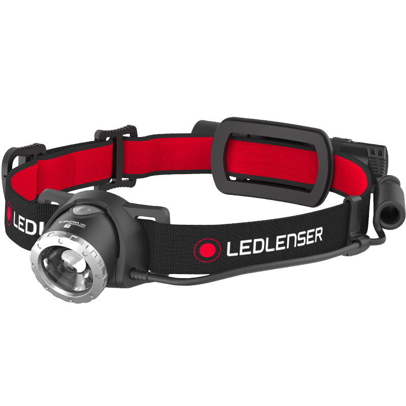 LED LENSER H8R High-Power Headlamp Long Battery Life Outdoor Lighting 18650 Rechargeable Waterproof Zoomable