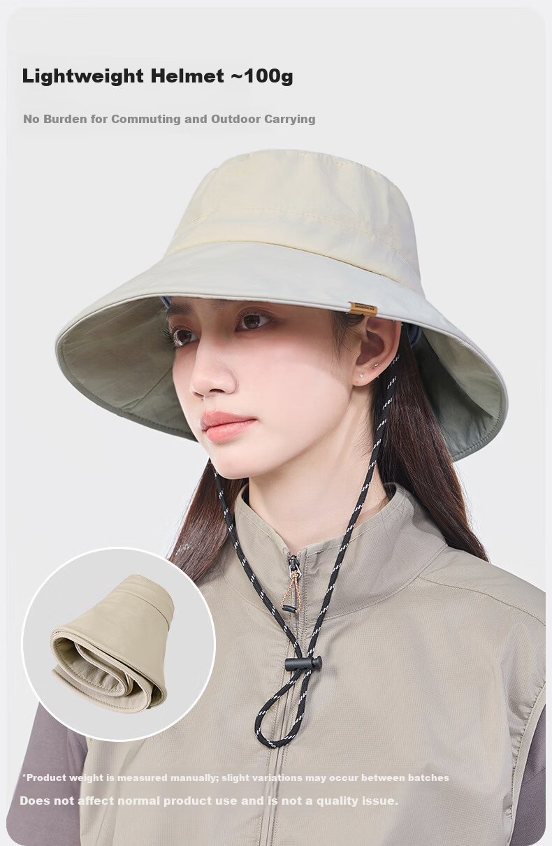 MISSION UV Sun Protection Hat for Women Summer Outdoor Hiking Sunshade Fisherman Hat Face Cover UV Protection Cap 3