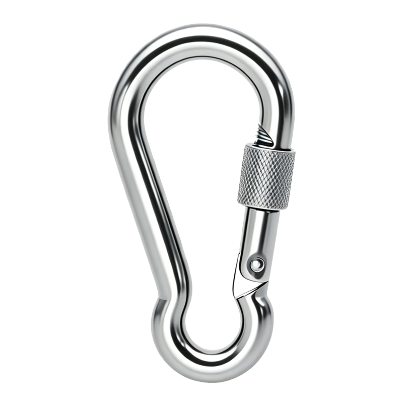 Kanler Alloy Steel Climbing Carabiner Safety Hook Quickdraw Spring Snap Lock Safety Dog Chain Keyring Lock 8cm Spring Snap 5pcs [Express Delivery]