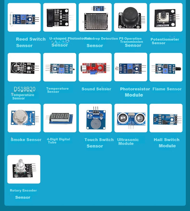 LOBOROBOT ESP32 Development Board IoT Remote Control Misqi Programming Scratch ESP32 Mainboard Kit 10