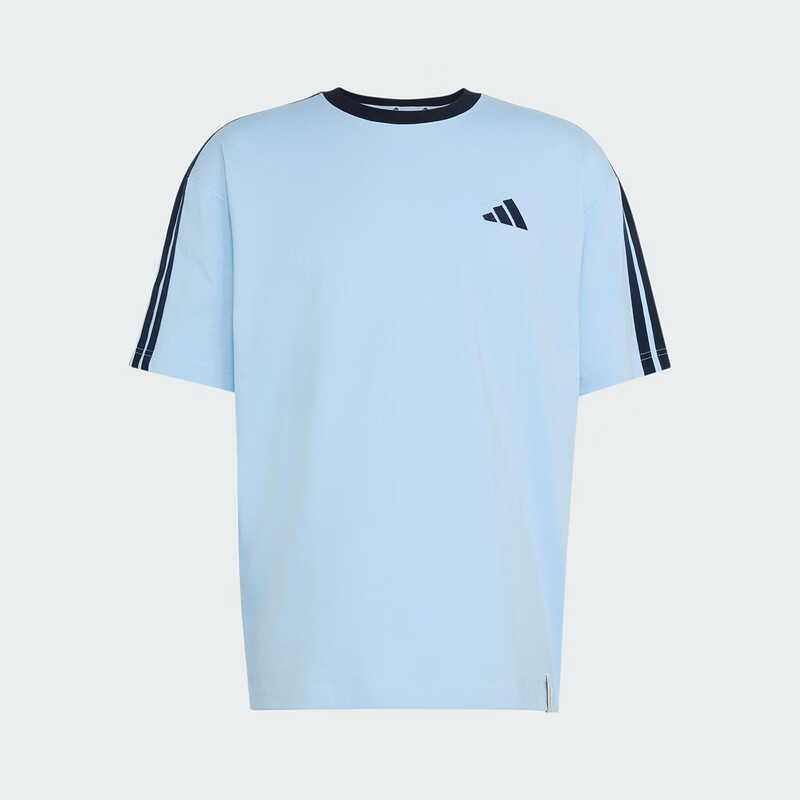 Adidas Men's Sports Style Series ES+ 3S S/S Tee Short Sleeve T-Shirt KU6448 Pink Blue S 5