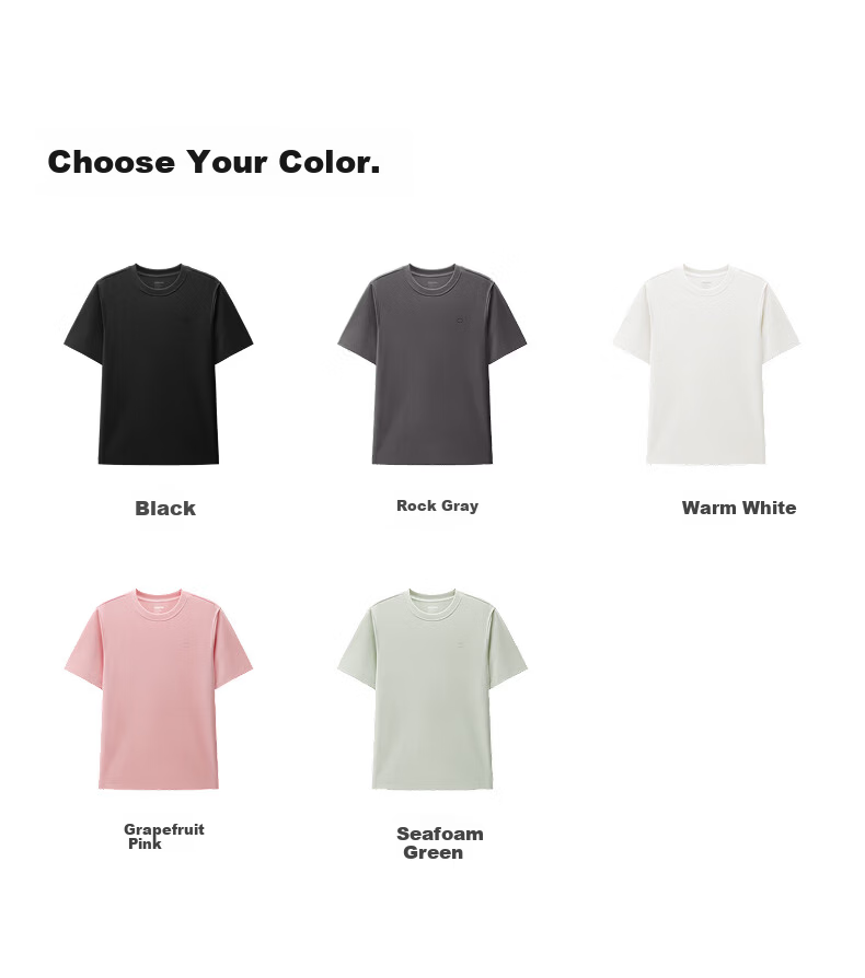 Bananain Very 303Relax Short Sleeve Unisex Quick-Dry Lightweight Cotton-Feel Loose Summer Casual Sports T-Shirt New 19