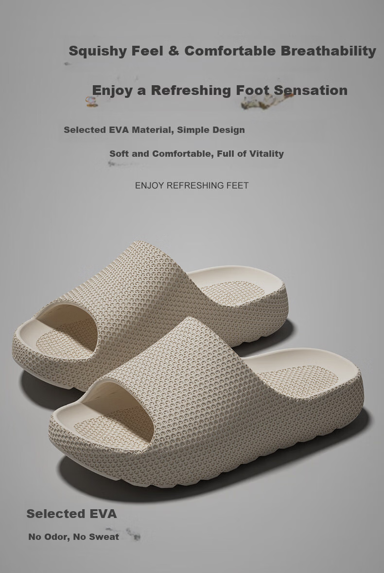 Cartelo Crocodile Men's Summer New Simple Soft Sole Home Bathroom Slippers 1854 Black Size 44-45 2