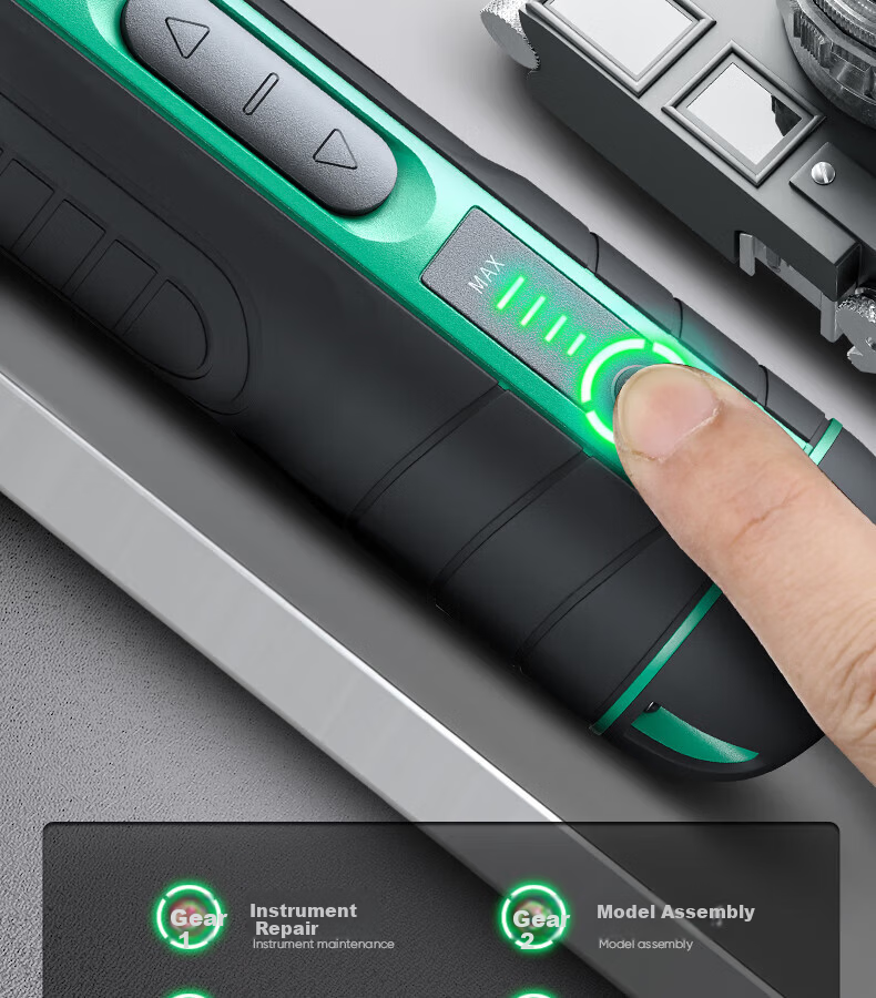 GREENER Universal Household 4-Speed Adjustable Electric Screwdriver Set Small Rechargeable Lithium Drill Driver 11