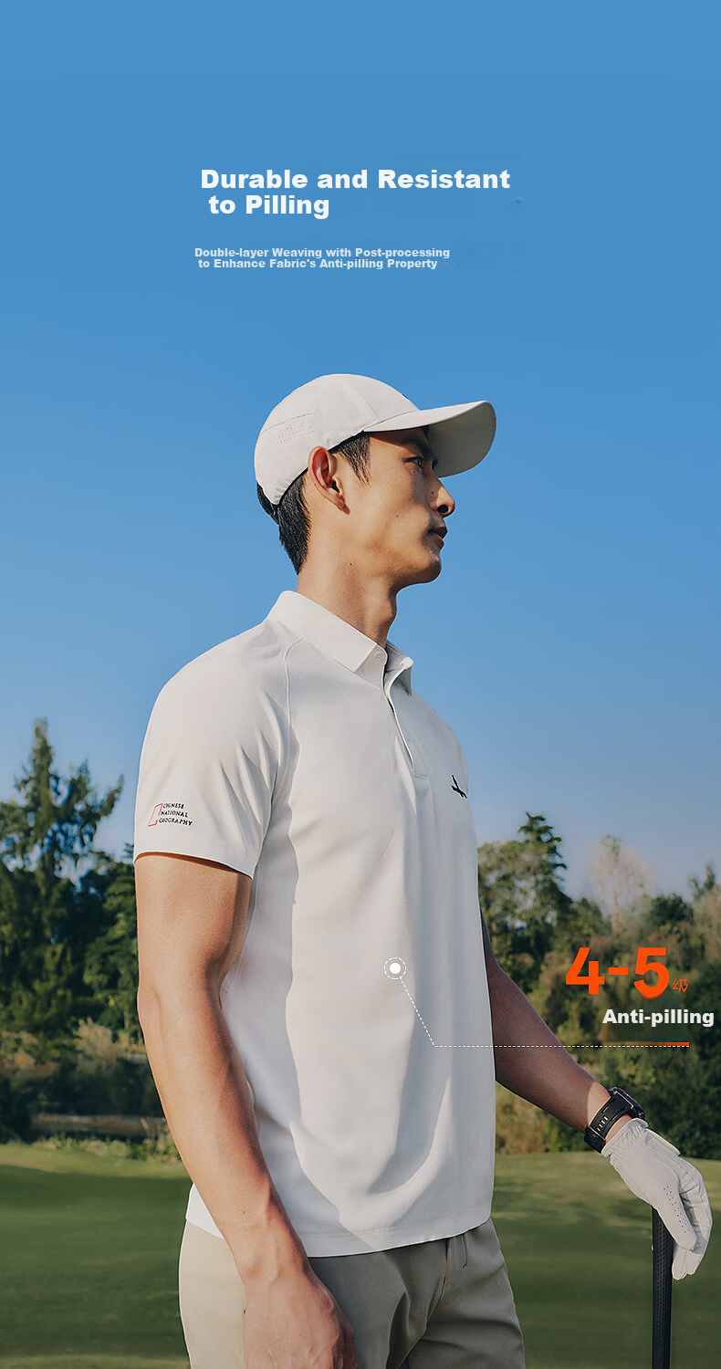 Biyinlefen [Ultra Light T] 2026 Spring Summer New Men's Casual Commuter Outdoor Lightweight Sun Protection Quick-Dry Short Sleeve Polo Shirt 8
