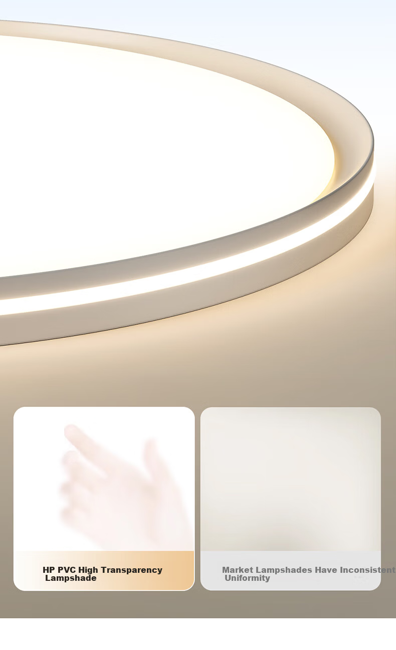 HP Pure Eye Protection Ceiling Light for Bedroom Study Children's Room High Brightness Side Emission Modern Simple Zhongshan Lighting Morning Light 15