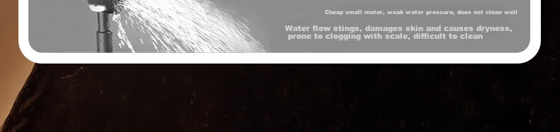 WUZORY [Germany] High-Pressure Shower Head Powerful Bathroom Multi-Function Handheld Shower Sprayer 7