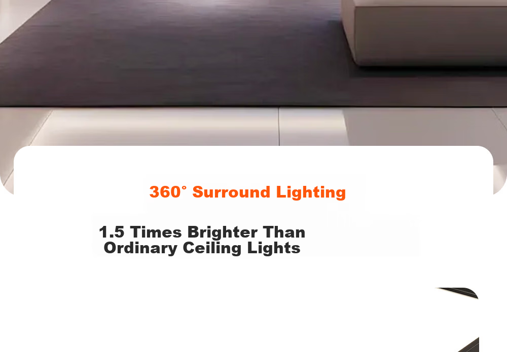 Kuka LED Ceiling Light Nordic Eye Protection Cree Lighting Living Room Bedroom 110cm - Smart [Installation Included] 15