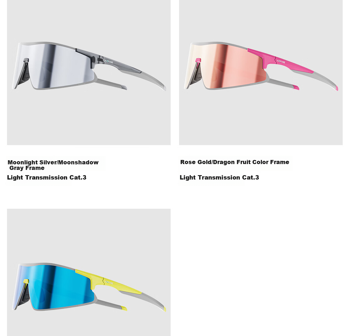 KAPVOE Windchase Running Glasses Marathon Photochromic Professional Outdoor Windproof Goggles Unisex Sunglasses 31