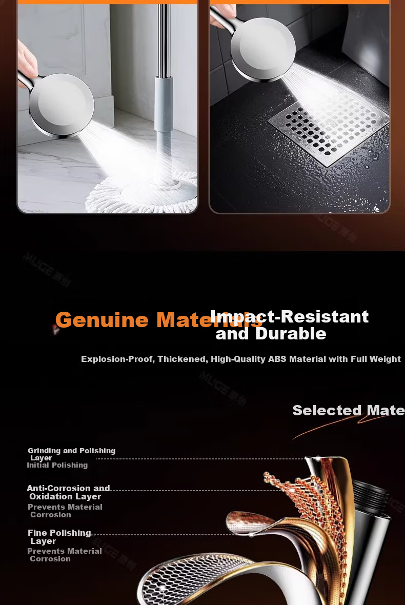 MUGE High-Pressure Shower Head Universal Powerful Water Flow Handheld Bathroom Shower Sprayer 13
