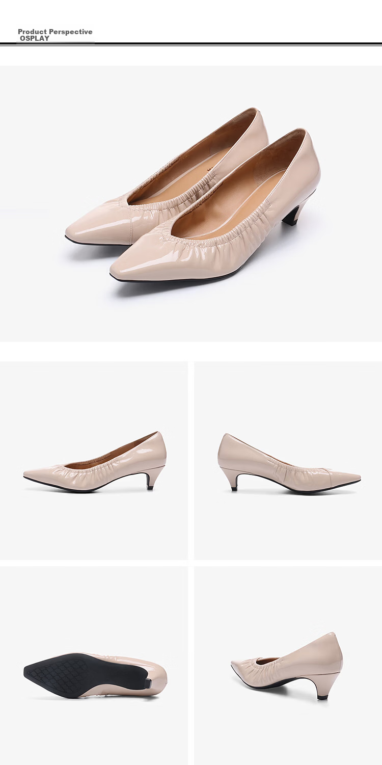 Le Saunda 26 New Style Queen Stride Pointed Toe French Style Elegant Commuter Lambskin Flats Women 7M47502 Ebony Black BKP35 7