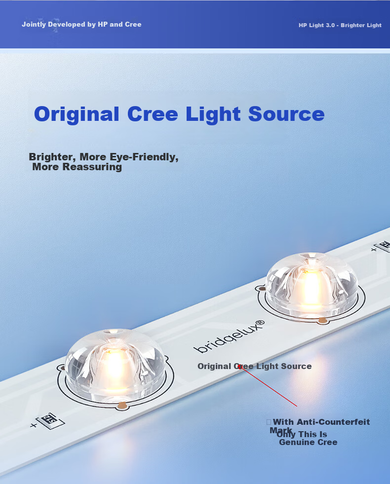 HP Eye-Care LED Ceiling Light with Bladeless Fan, Purui Smart Living Room Bedroom Zhongshan Lighting, Installation Included, Zhenzhiguang Series 3