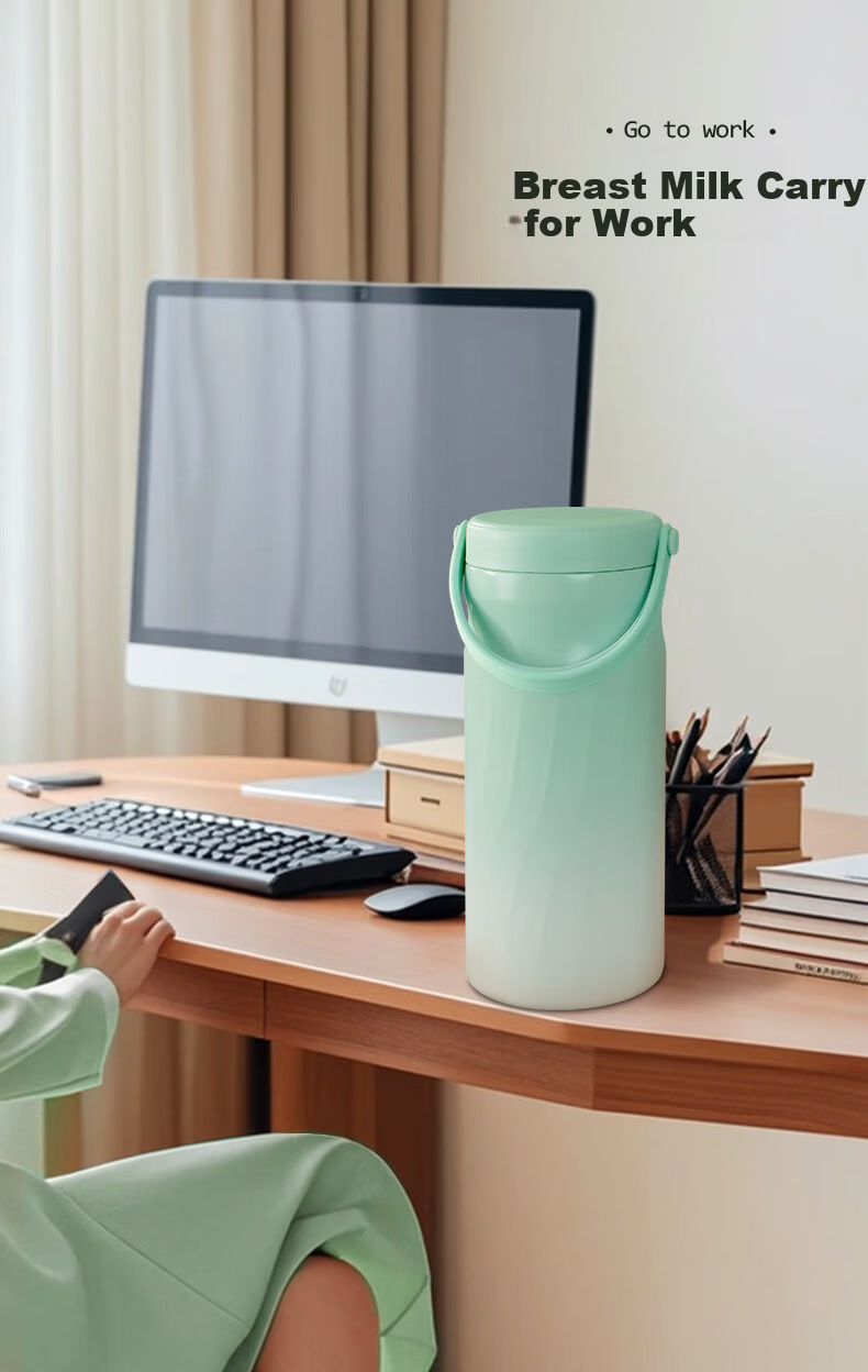 MyCarol Breast Milk Storage Cup Mommy Bag Refrigeration Box Ice Bucket Nursing Bag Stainless Steel Inner Thermal Insulation Fresh-Keeping Container 6