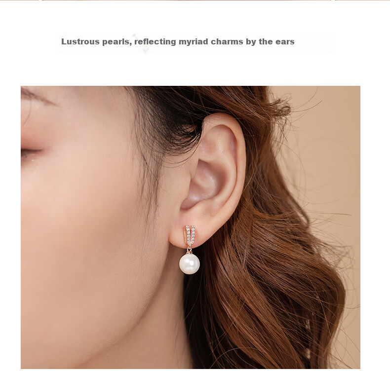 Laomiao Practical High-End Freshwater Pearl Stud Earrings for Women Silver Jewelry Thoughtful Gift for Girlfriend Wife 11