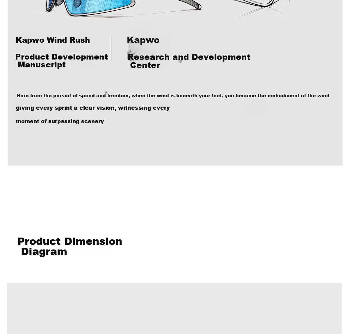 KAPVOE Windchase Running Glasses Marathon Photochromic Professional Outdoor Windproof Goggles Unisex Sunglasses 37
