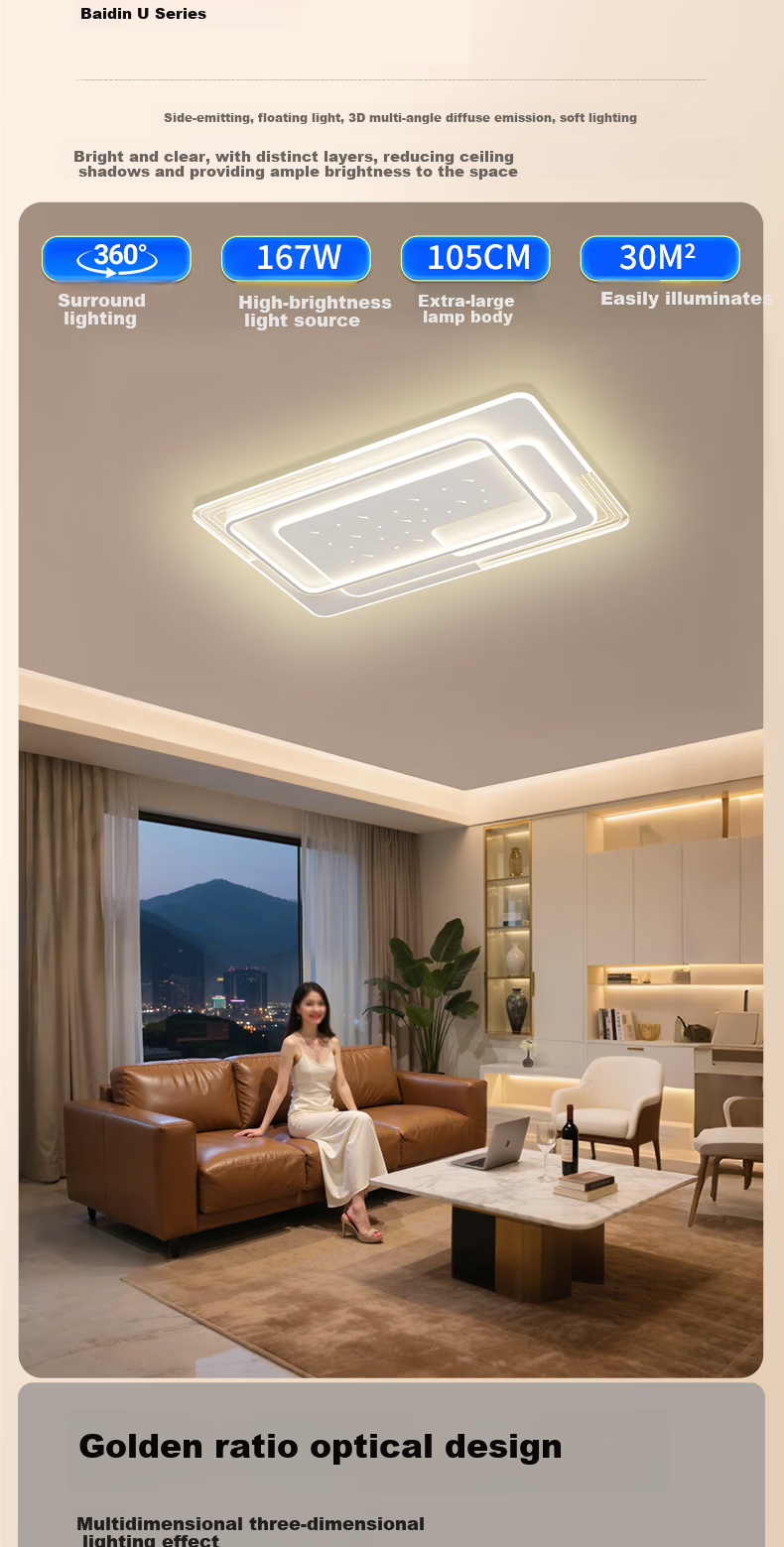 HD Full Spectrum LED Ceiling Light Bedroom Lamp Modern Zhongshan Nordic New Model [Installation Included + Old Removal] 2