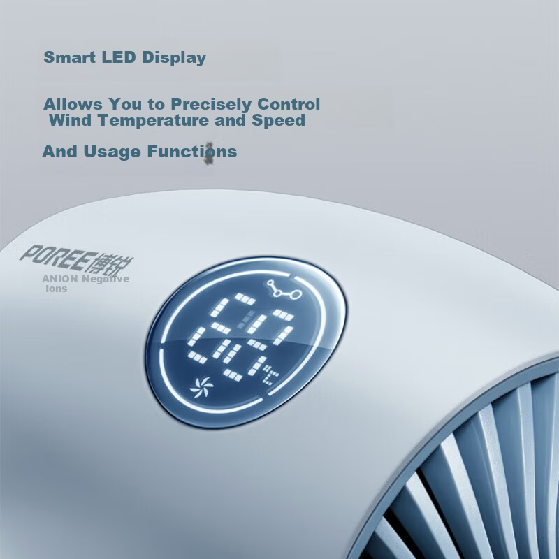 FLYCO PH1637 Hair Dryer Home Use Negative Ion High Power Damage-Free Portable Dormitory Smart Temperature Control LED Display