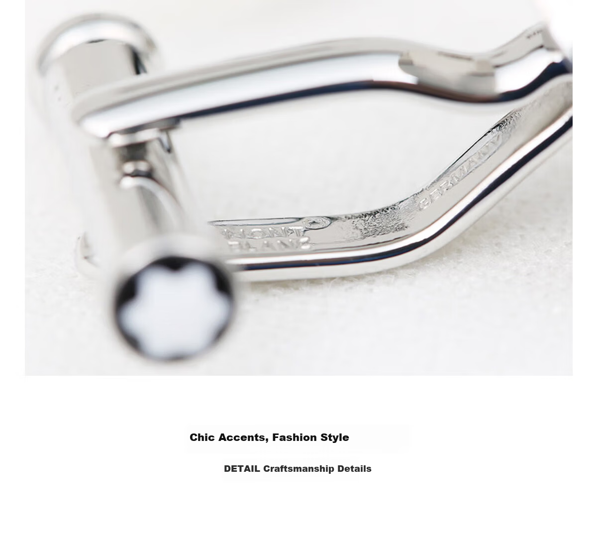 MONTBLANC Meisterstück Silver Cufflinks 112906 [Gift] 4