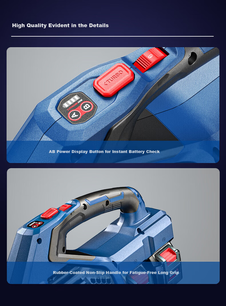 Dongcheng DCQF40171H2S 40V Brushless Lithium Battery Blower 6.0Ah Dual Batteries with Charger 15