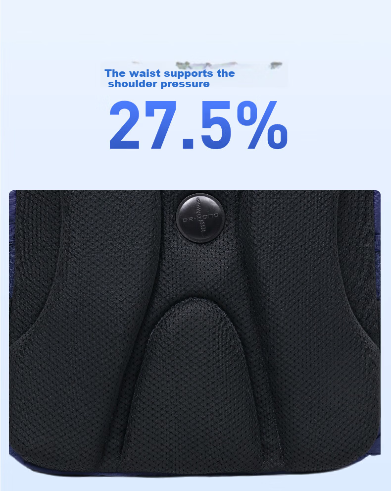 DR·KONG Primary School Backpack for Grades 1-3, Ergonomic Spine Protection, Large Capacity Lightweight Kids Shoulder Bag, New Children's Gift Backpack 18