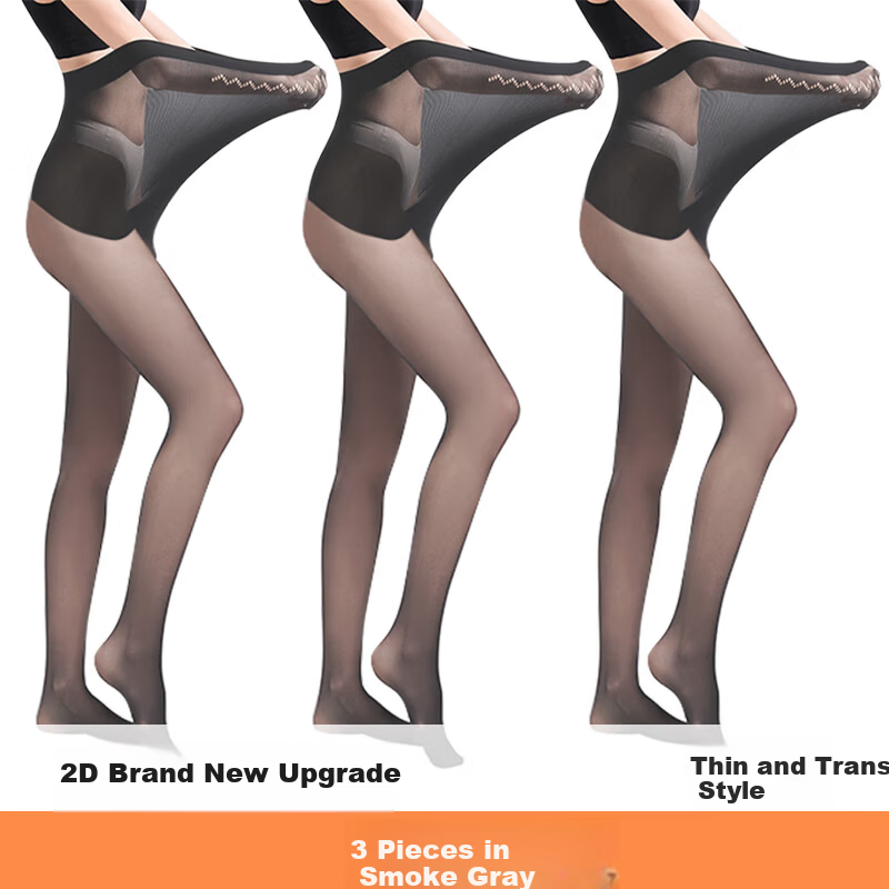 Avandi Plus Size 2D Ultra-Thin Spring New Apple Hip Anti-Snag Pantyhose for Women