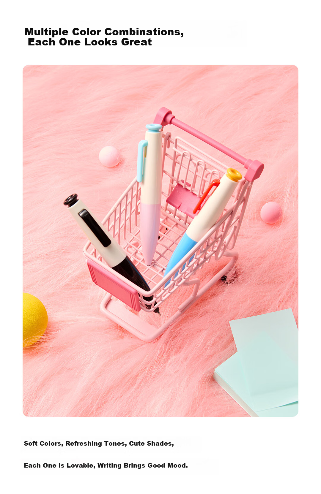 KACO Leyuan PLAY Black 0.5mm Retractable Gel Pen Bullet Tip Signature Pen Ins Stylish Student Quick-Dry Creative Carbon Ink Pen 1 Piece 4