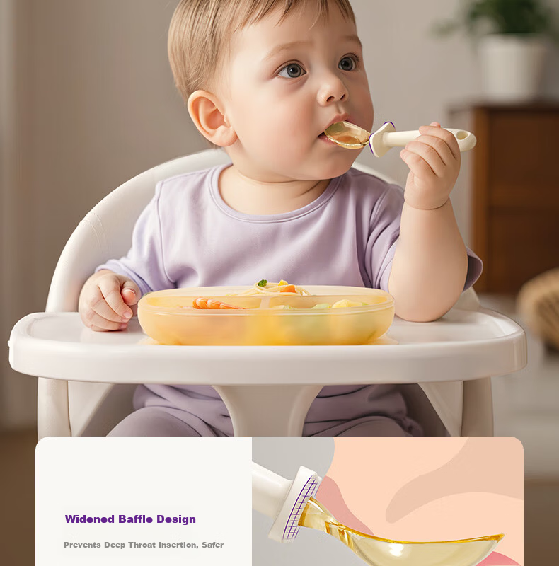 AVENT Philips Baby PPSU Feeding Spoon Toddler Self-Feeding Training Large Bowl Spoon JD Self-Operated 12