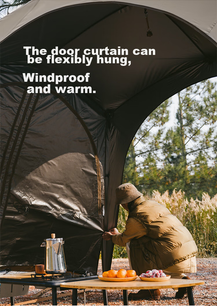 Naturehike Nuke Yunjie Self-Standing Quick-Open Titanium Black Gel Canopy Tent, Outdoor Camping Picnic, Rainproof, Sun-Proof, Dome Pavilio 6