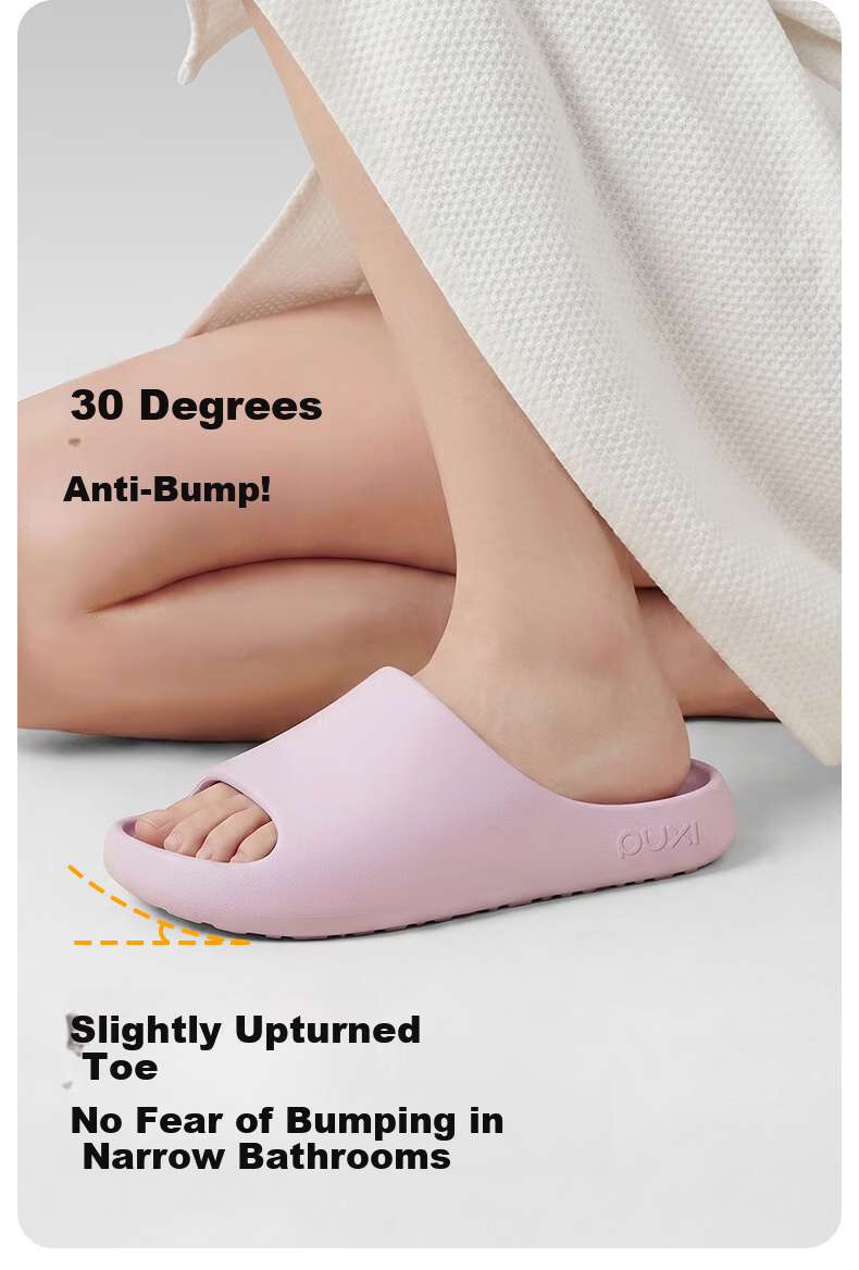 Puxi Quick-Dry Women's Shower Slippers Water Purification Blue Size 35-36 4