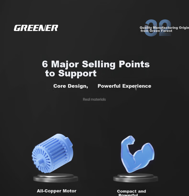 GREENER Magazine-Type Electric Screwdriver 56-Piece Rechargeable Household Mini Cordless Precision Electric Screwdriver Set 3
