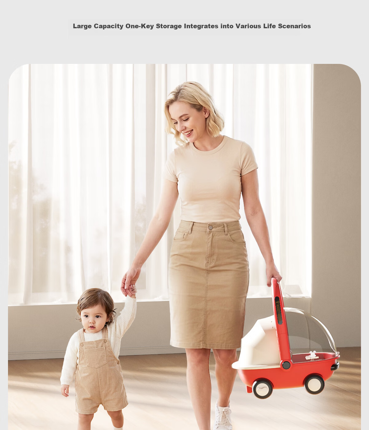 Disney Baby Walker Anti-O-Leg 2026 Model Anti-Tip Balance Walker for Babies 10 Months and Older Baby Push Walker 19