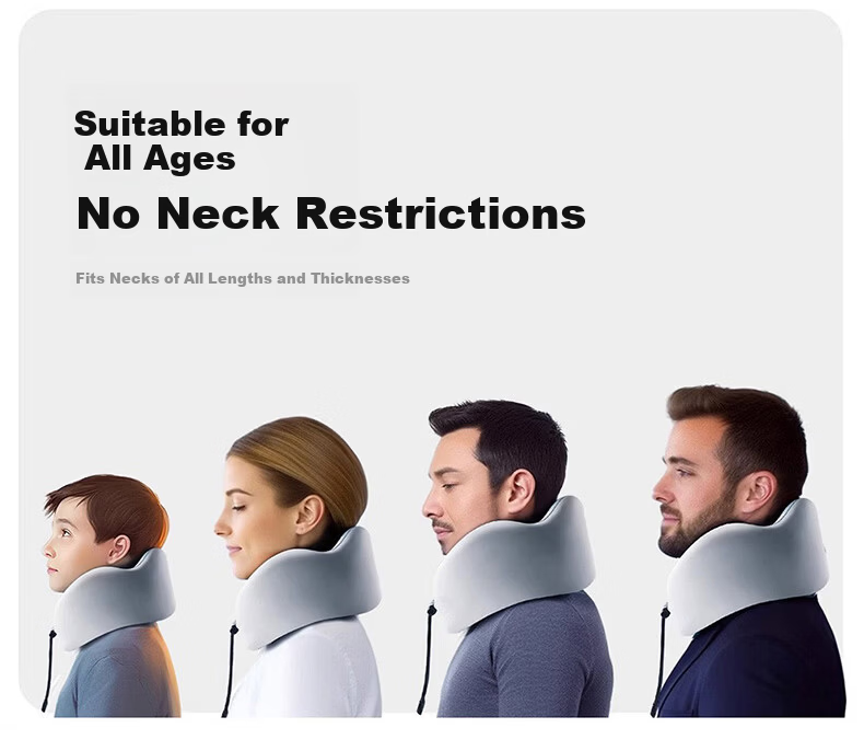 Zhunhang Neck Support U-Shaped Pillow Travel Neck Pillow for Airplane Train High-Speed Rail Office Nap Pillow Foldable U-Shaped Cushion 13