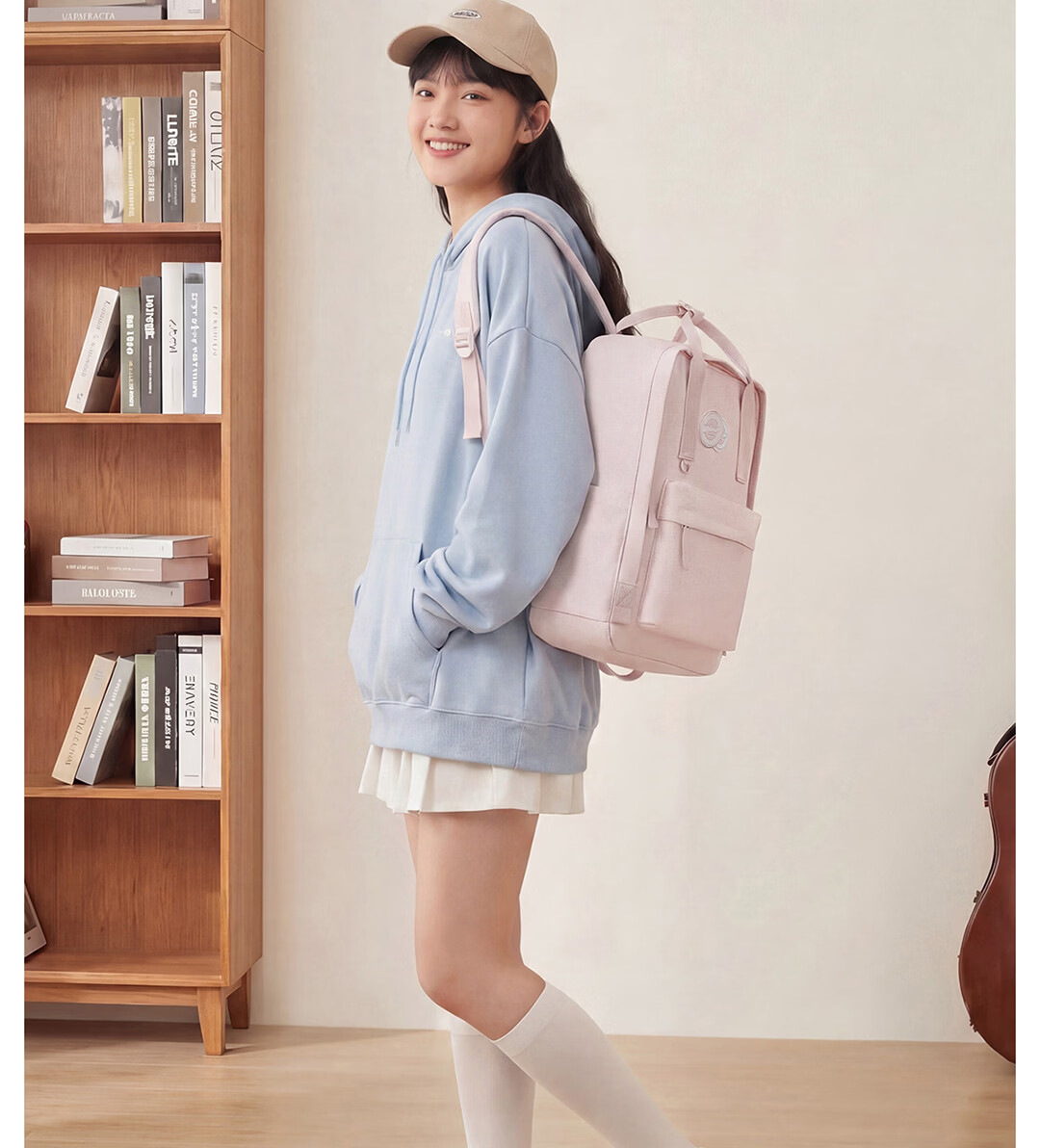 JINSHIWQ Women's Backpack Laptop Bag Lightweight Commuter High-Style College Student Casual Travel School Bag for Middle and High School Students 16