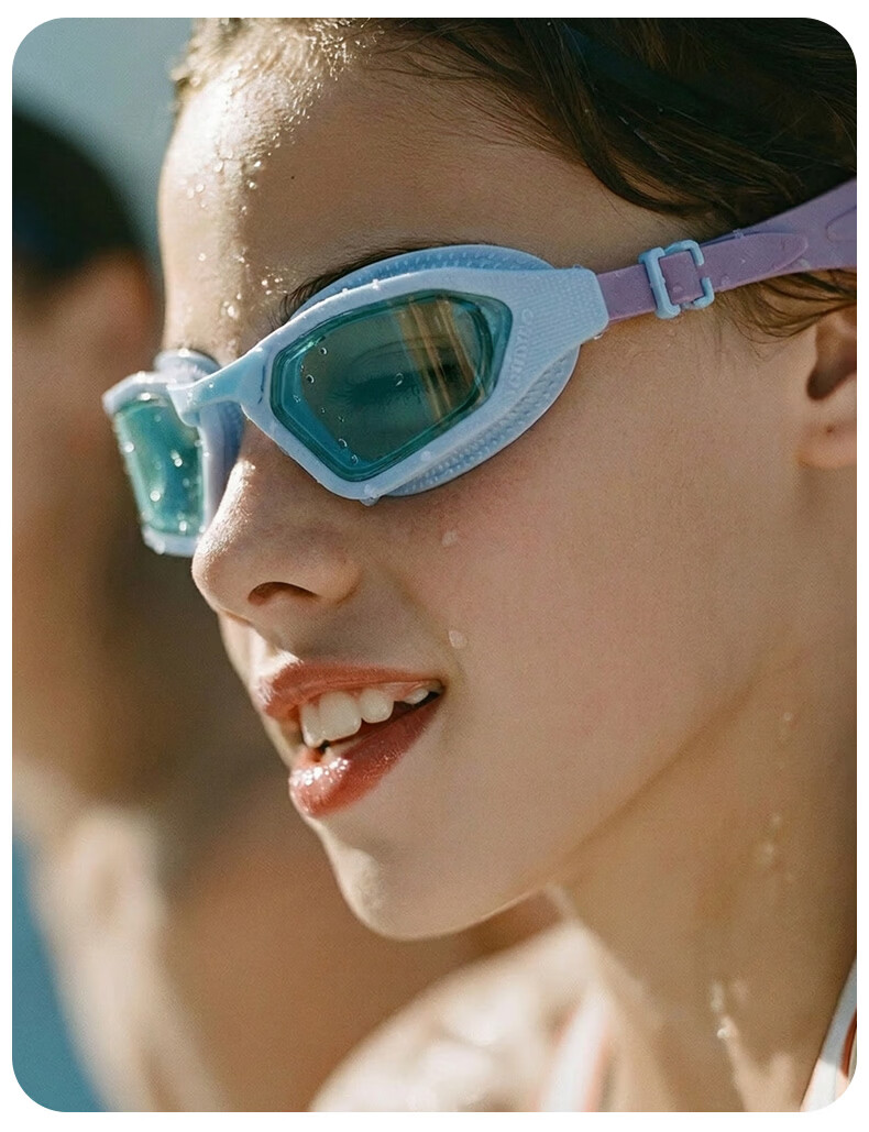 WATERTIME Kids Waterproof Anti-Fog HD Youth Training Mid-Frame Swimming Goggles 17