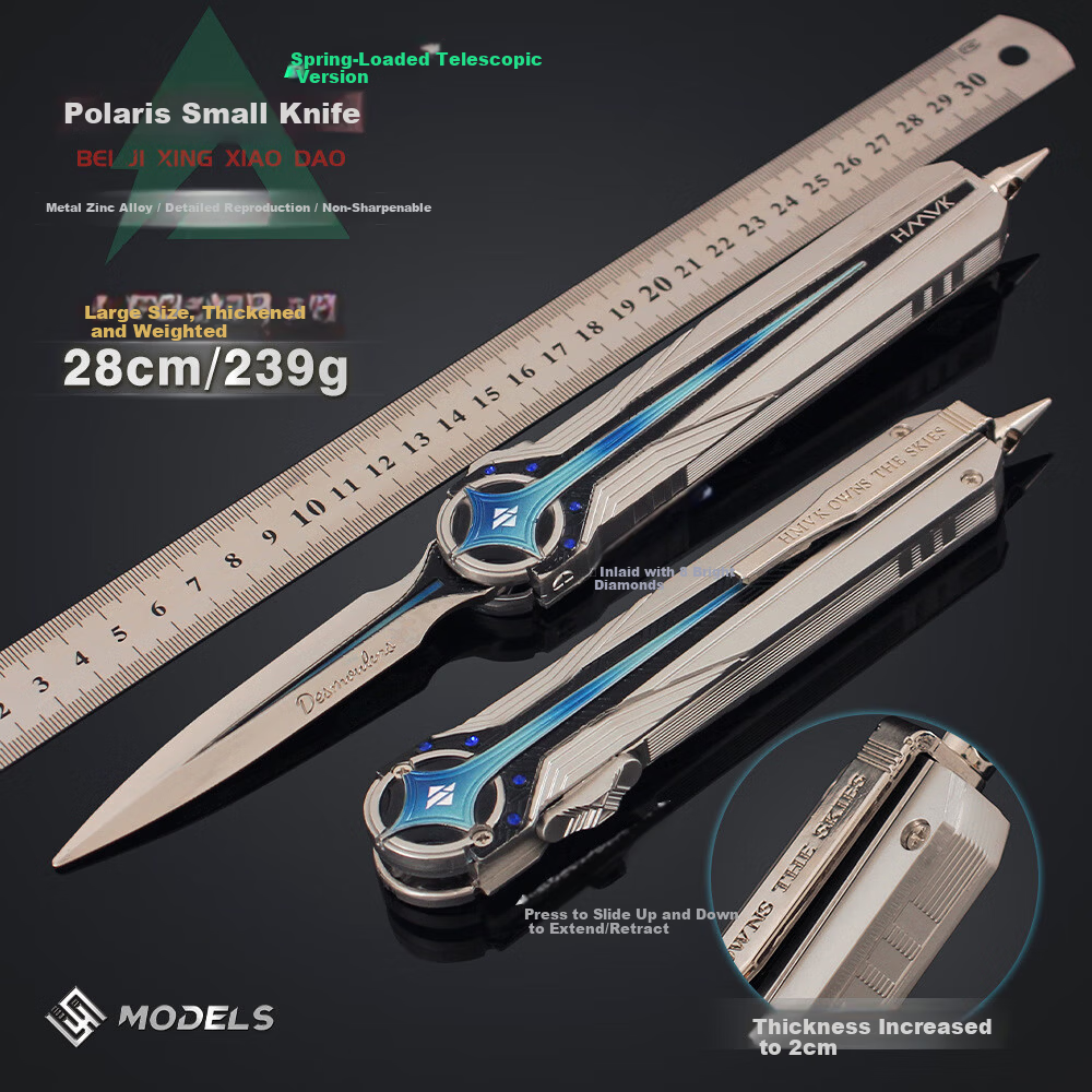 Delta Operation Game Merchandise Dark Star Polaris Yingfeng Weapon Model Knife Skin Children's Toy for Boys on June 1st 2