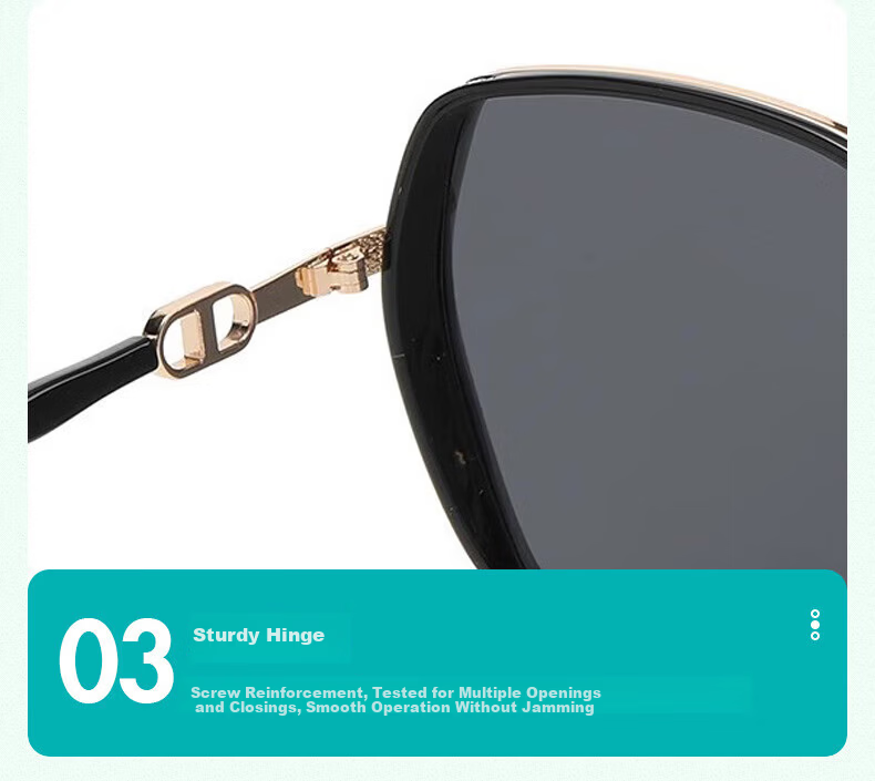 BWNK Women's High-End UV Protection Polarized Sunglasses Slimming Trendy Fashion Sun Glasses 4