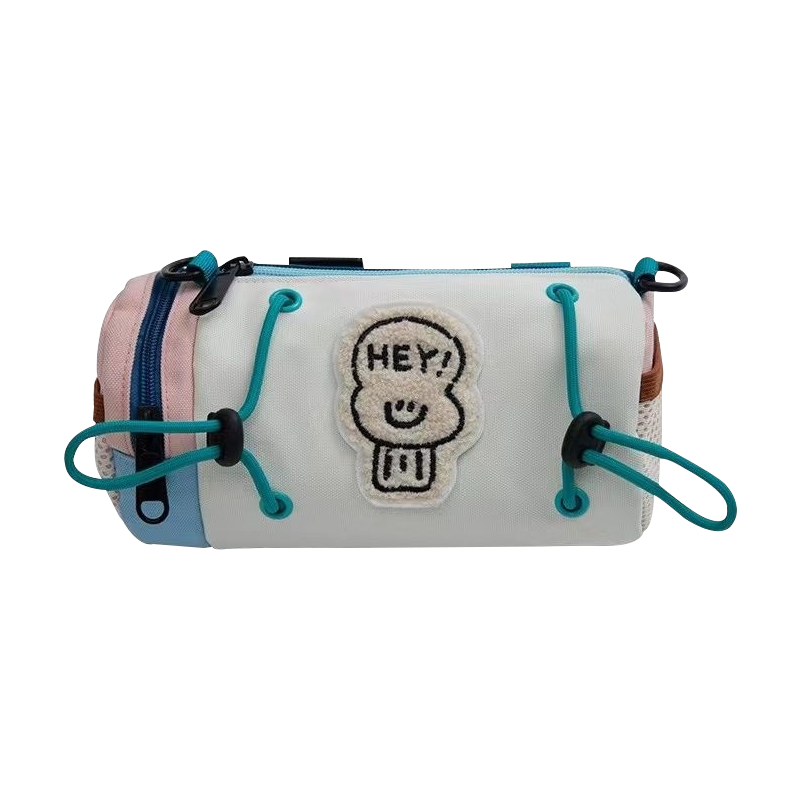 40,000km Bicycle Handlebar Bag Road Mountain Bike Front Storage Bag Outdoor Crossbody Universal Blue