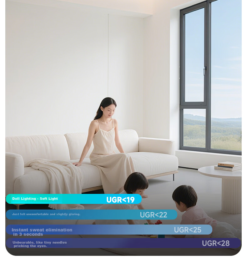 Dell Modern Minimalist Ceiling Light Ultra-Bright LED Eye-Care Living Room Bedroom Dining Lamp Zhongshan Lighting 15