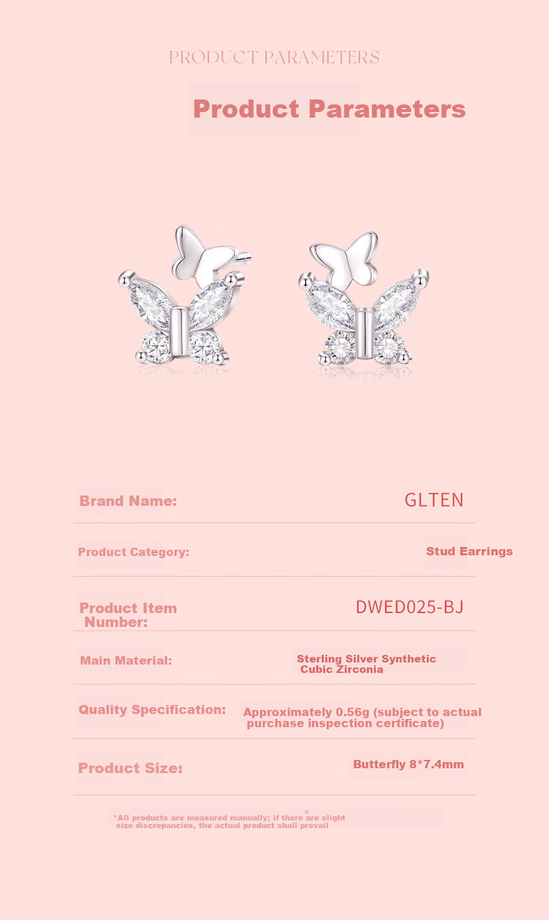 GLTEN 999 Pure Silver Earrings for Women, Elegant Lightweight Luxury Hoop, 2026 New Birthday Gift for Girlfriend and Wife 9