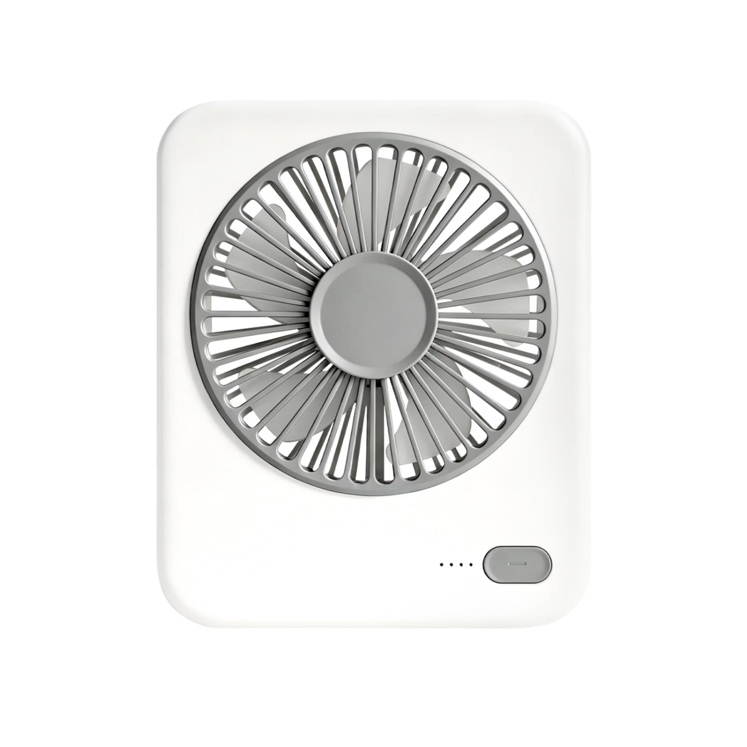 MINISO Desktop Fan Small Fan 2026 New Silent Long Battery Life Rechargeable and Plug-in Dual-use Desktop Mini Electric Fan for Office Home Dorm USB Portable Fan