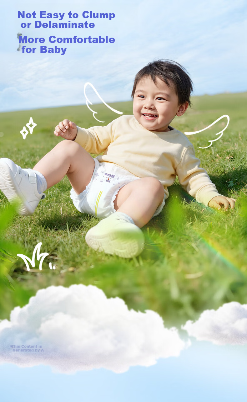 GOO.N Angel Series XXL22 Pull-Up Diapers (≥15KG) Baby Double Core Soft Absorbent 4
