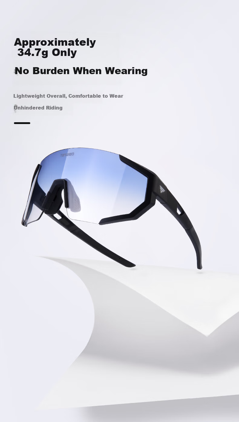 Captain Tas Color-Changing Cycling Glasses Day and Night Use Unisex Outdoor Sports Windproof Sandproof Goggles Bicycle Riding Gear 5