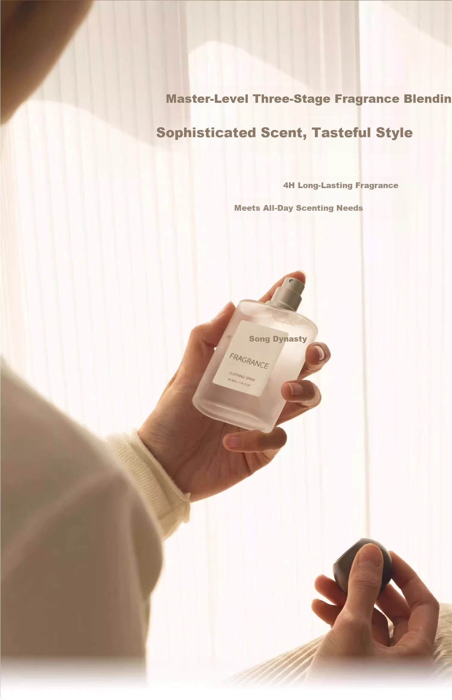 Song Dynasty Fragrance Odor Removal Spray for Clothes Indoor Bedroom Long-Lasting Scent Niche Birthday Wedding Gift Qingqiu Osmanthus 8