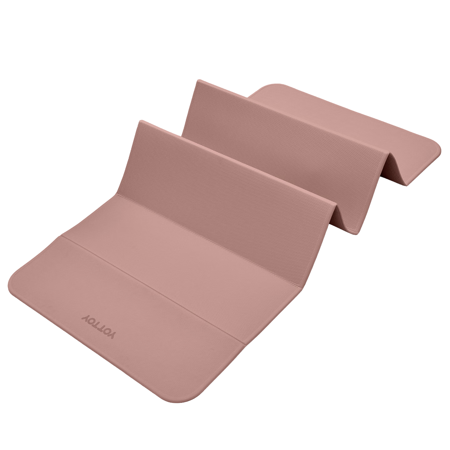 Yottoy Foldable Yoga Mat Portable Lightweight Kids Student Nap Mat Non-Slip Indoor Fitness Mat Caramel Color