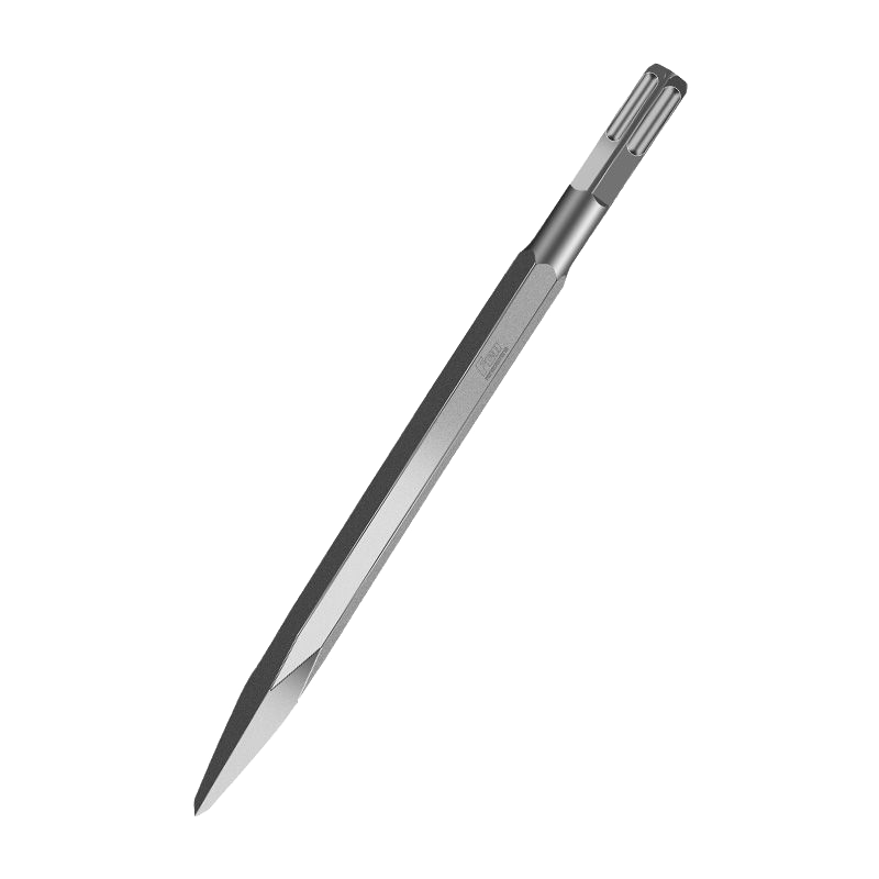 Fang Da Wang High Hardness Electric Hammer Chisel, Widened and Thickened Chisel Surface, Fast Chiseling, Improved Efficiency, Square Shank Flat Chisel 14*250mm